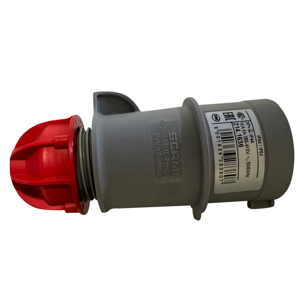 [30955] Ficha Industrial Móvil 4P 16A 380V IP44 Scame