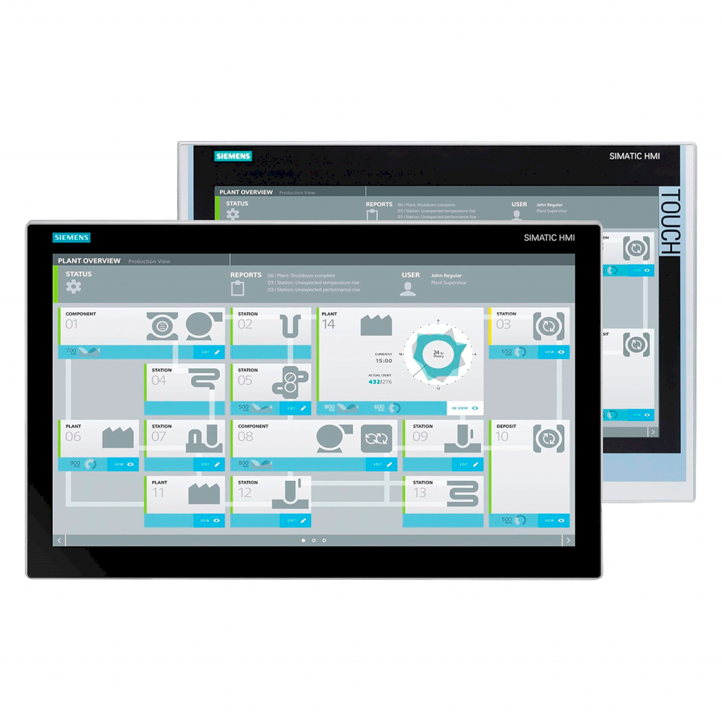 [33453] Panel PC 24VCC 2xRJ45/RS232/422/485 4xUSB 3.0 3xUSB 2.0 RAM 4GB DDR4 256GB SSD Soporta Windows 10 Siemens