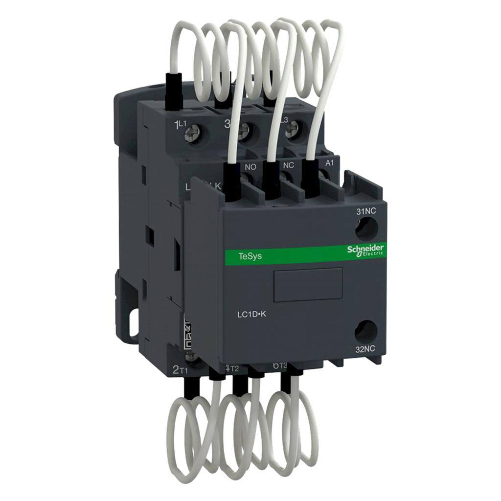 [22445] Contactor LC1D 3P 18A 220VCA 13kVAR 1NA+2NC Schneider Electric