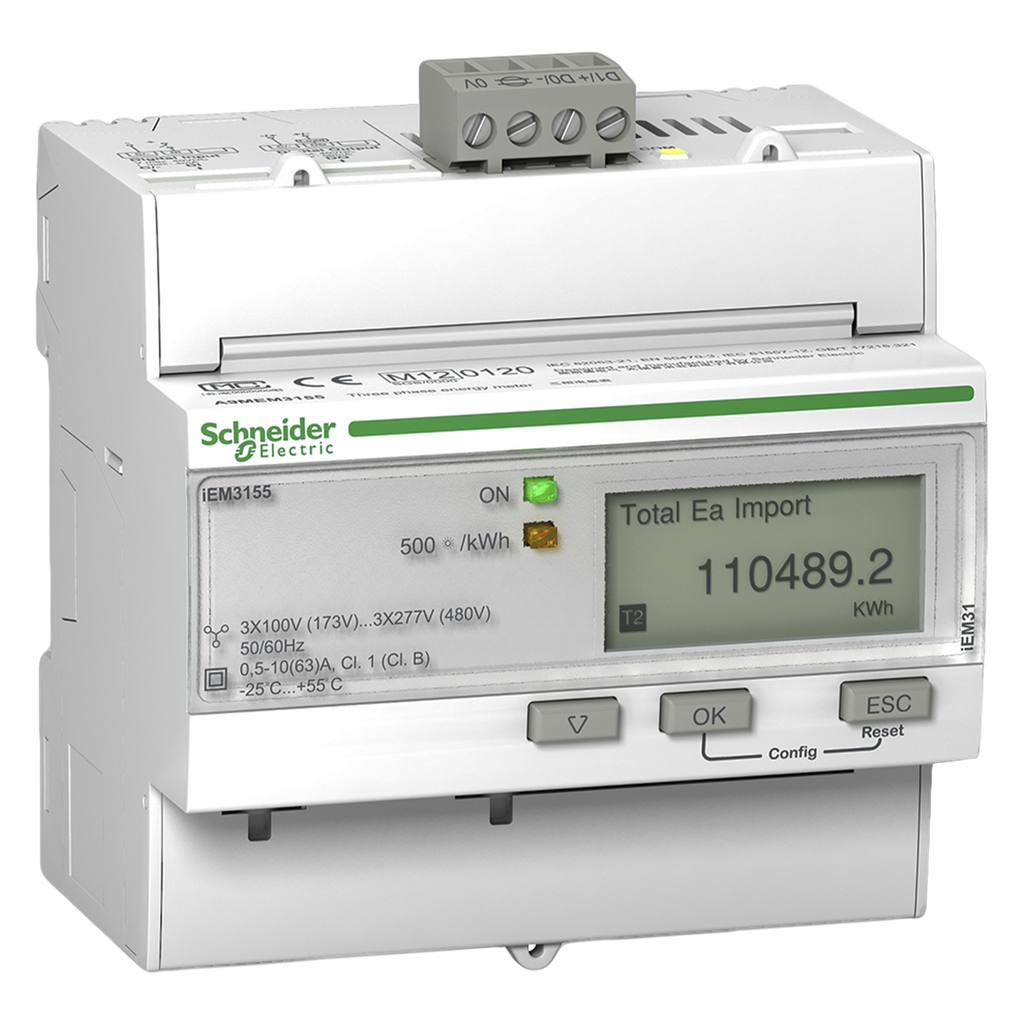 [28302] Medidor IEM3155 1xRS485 Modbus RTU 63A 440VCA Schneider Electric