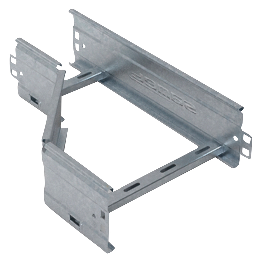 [28921] Reducción Escalera Derecha Ancho 300-150mm Ala 90mm Espesor 1,24 Chapa Zincada Samet