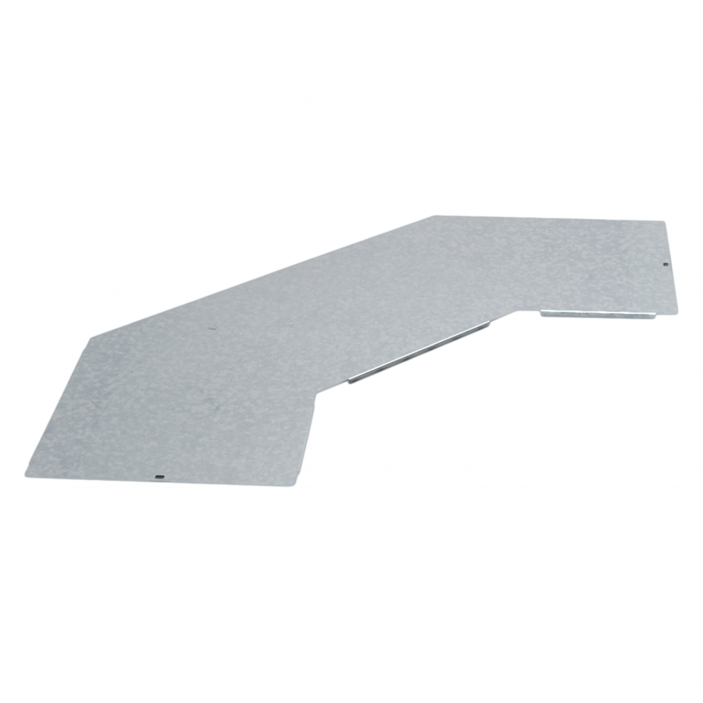 [28992] Tapa P/Curva Escalera 90° Ancho 300mm Espesor 0,7 Chapa Zincada Samet