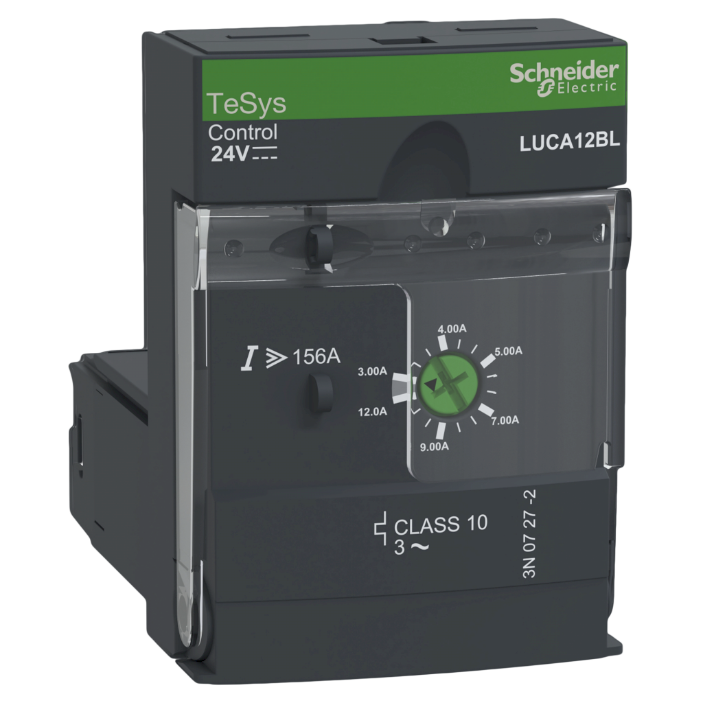 Unidad de Control Electrónico Tesys U 380VCA Tension Comando 24VCC Tension Empleo Hasta 690VCA Schneider Electric