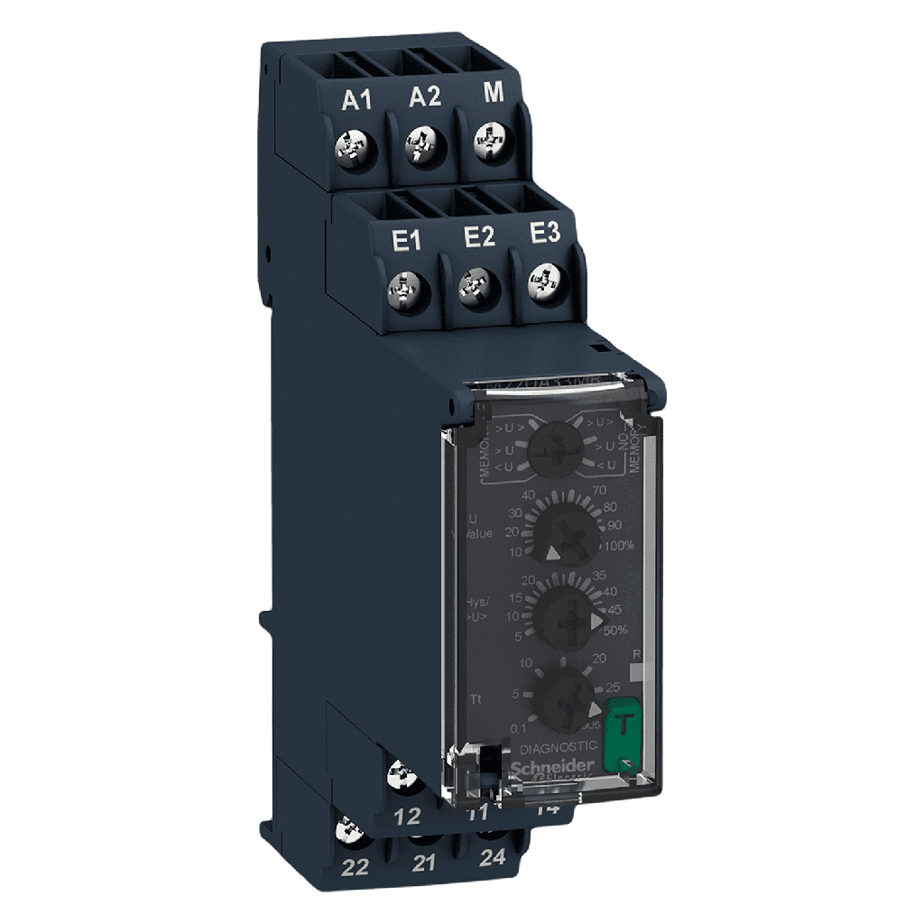 [30054] Relé de Control 1 Fase 2CO E1 15-150/E2 30-300/E3 50-500VCA/VCC Schneider Electric