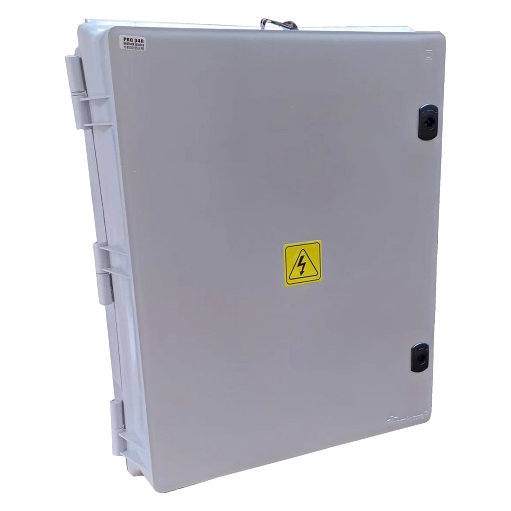 [30390] Caja de Paso PVC Estanca 525x435x180mm Tapa Opaca IP65 Gris Roker