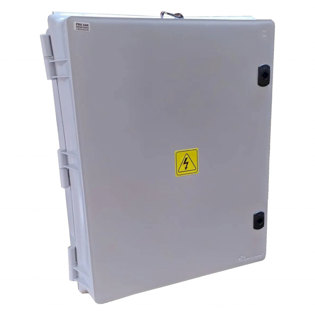 Caja de Paso PVC Estanca 525x435x180mm Tapa Opaca IP65 Gris Roker