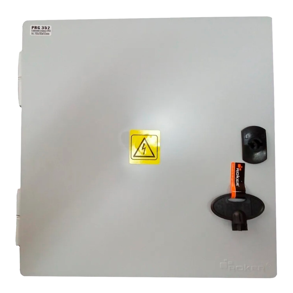 [30391] Caja de Paso PVC Estanca 315x330x175mm Tapa Opaca C/Bisagra y Placa de Montaje IP65 Gris Roker