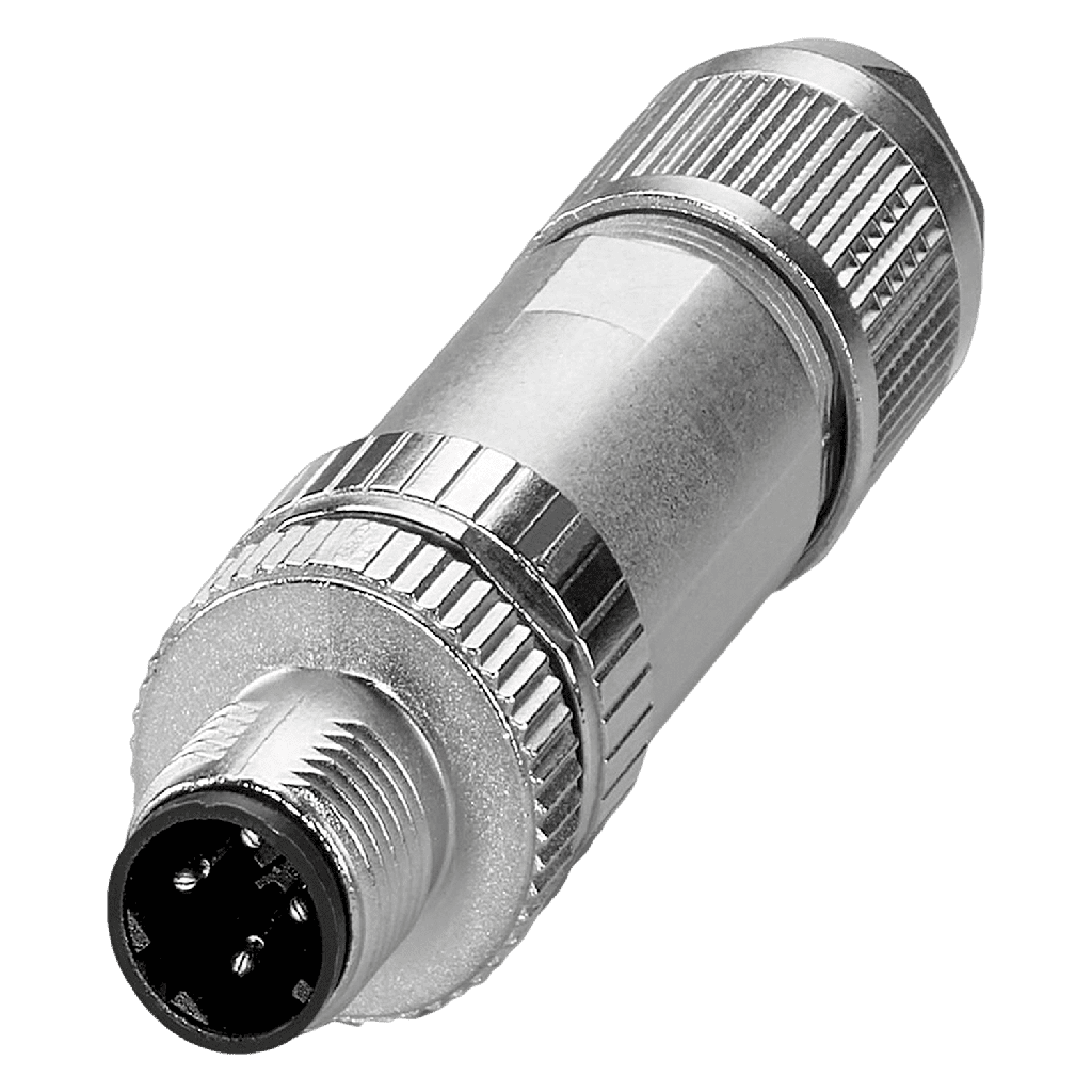 [2351] Conector M12 4 Polos Macho Push Lock Phoenix Contact