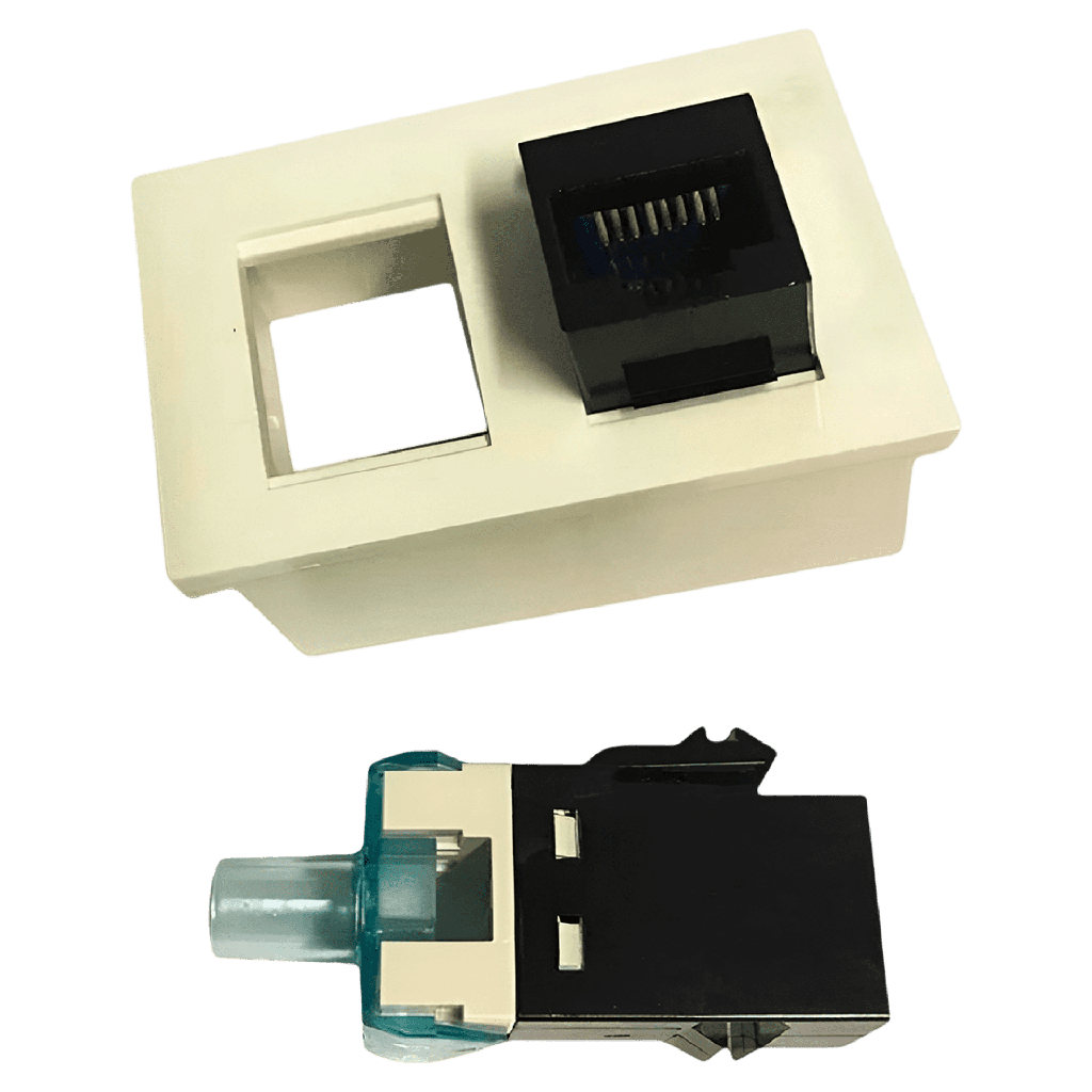 [4131] Módulo Toma Compu. Cat.6 2 Módulos Ocupados P/Zocalo 2 RJ45 Cat6 Cambre