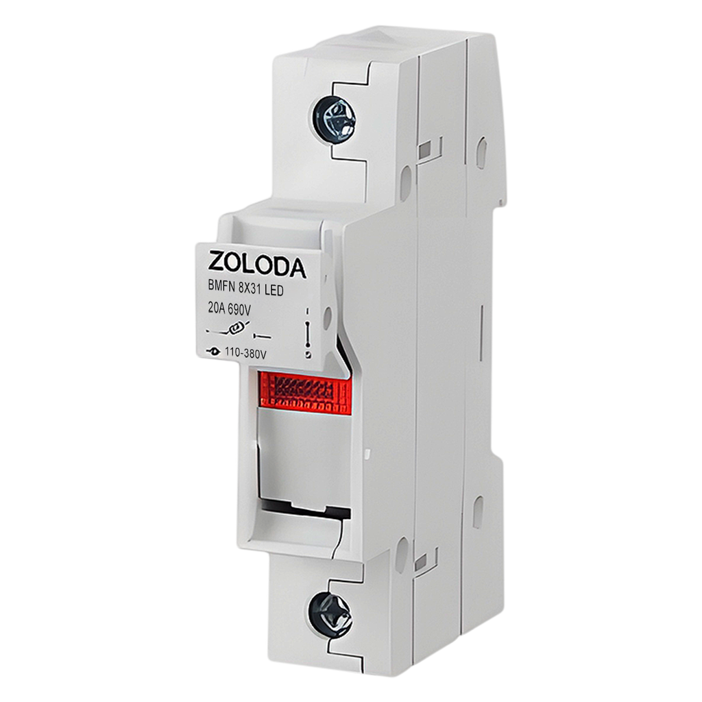 [4553] Portafusible Unipolar P/8x31mm C/Led Zoloda