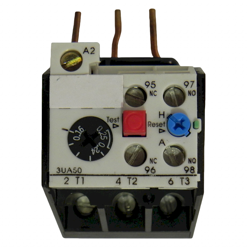 [4348] Relevo Térmico 3P 400VCA 6A Rango Ajuste 1-1,6A Protección T Siemens