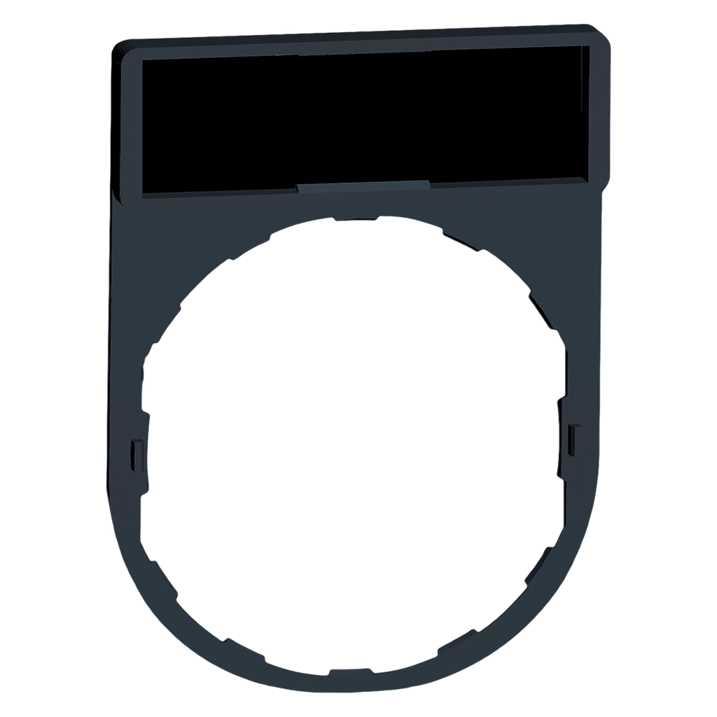 [3678] Porta Etiqueta XB4 C/Etiqueta S/Inscripcion Negra Schneider Electric