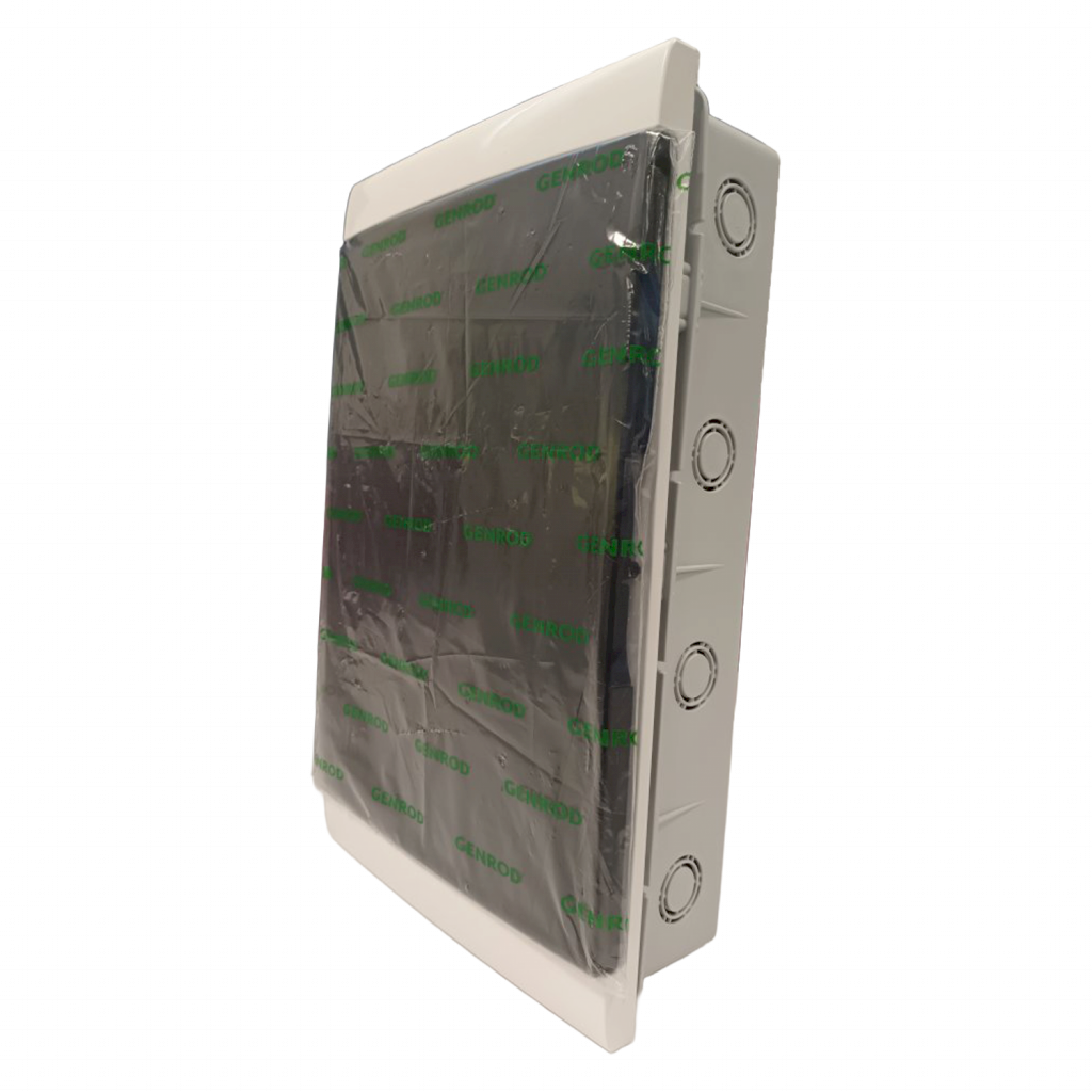 [13377] Tablero DIN PVC Embutir 36 Módulos Puerta Fume Interior IP30 Blanco Gris Sistelectric