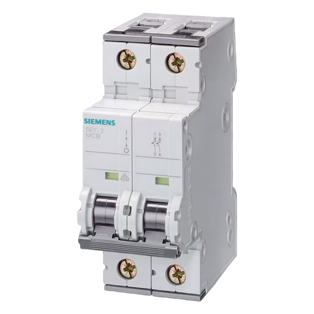 [19499] Interruptor Termomagnético 5SY42 2x20A 10kA Curva C Siemens