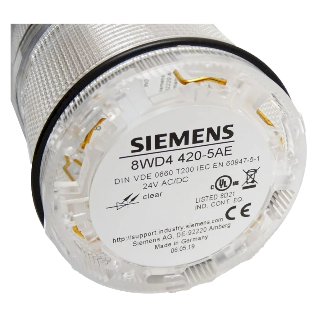 [19929] Elemento de Luz Permanente 8WD44 C/Led Transparente Siemens