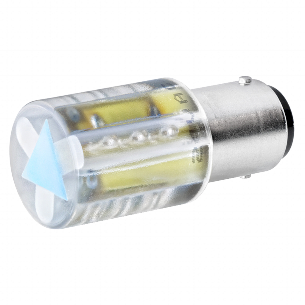 [19959] Lampara Led 8WD4 P/Columnas BA15D 24VCA/VCC Verde Siemens