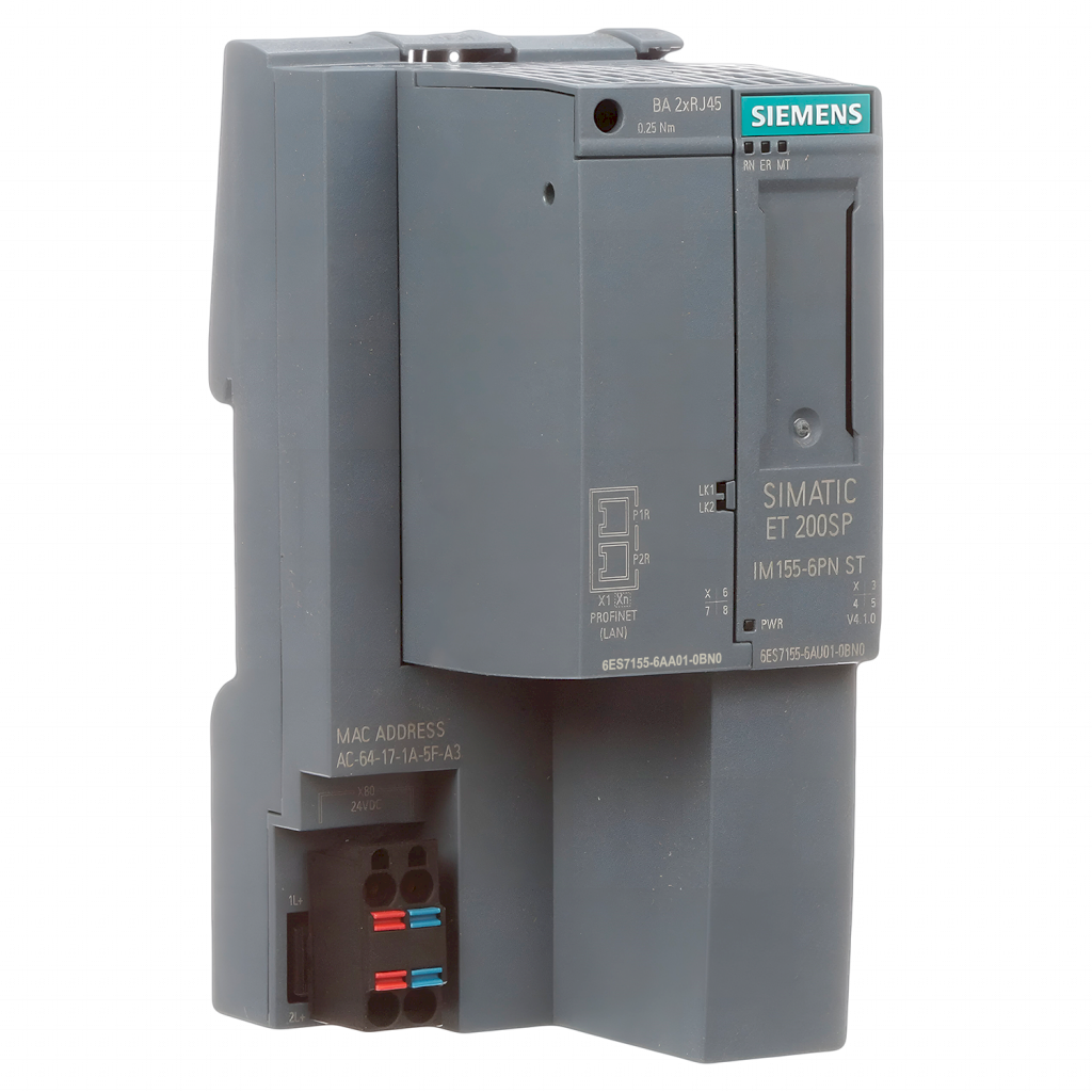 Módulo ET200SP 24VCC 2xRJ45 Ethernet Industrial/Profinet 32 Módulos Siemens