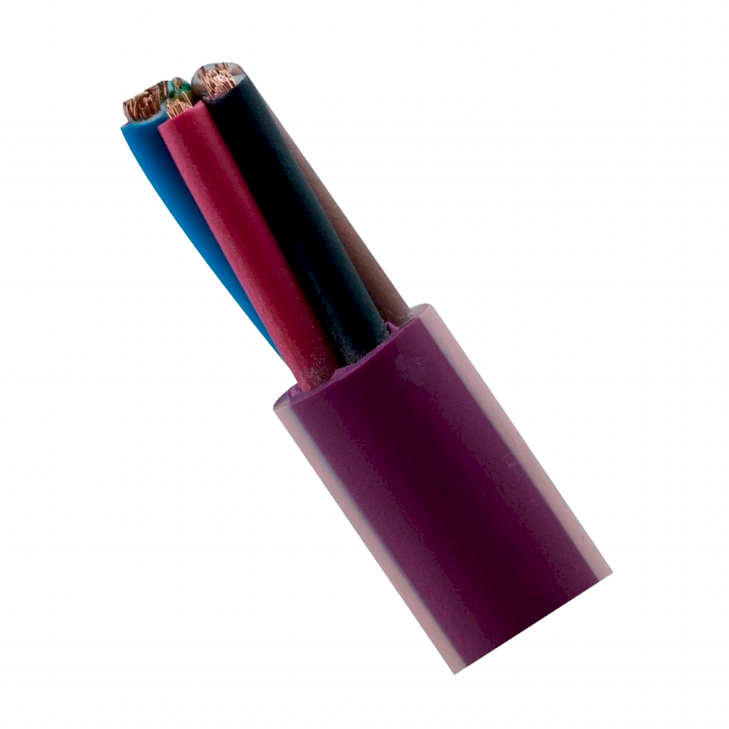 [20870] Cable Subterraneo 5x10mm2 52 A PVC Violeta Prysmian