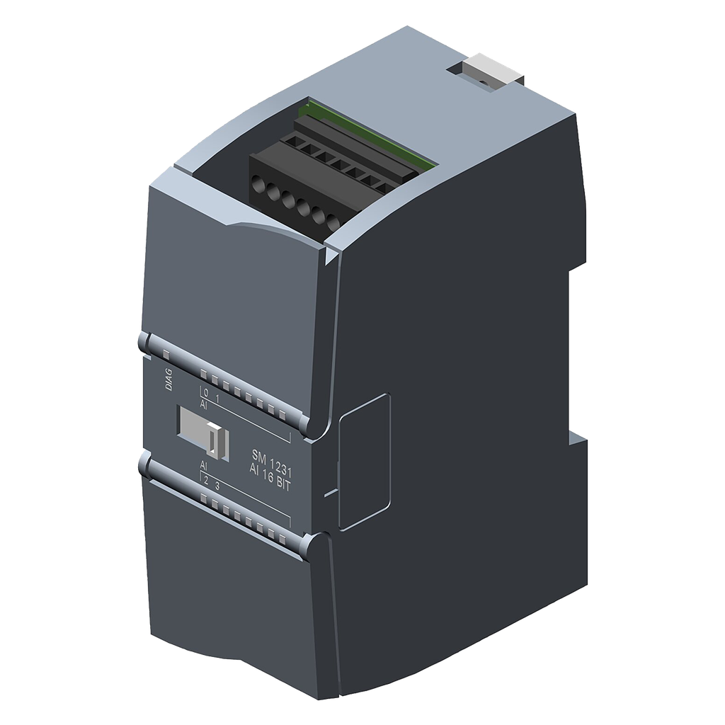 [22564] Módulo S7-1200 4 E/Analog. Bornera a Tornillo Montaje Riel DIN 24VCC Siemens