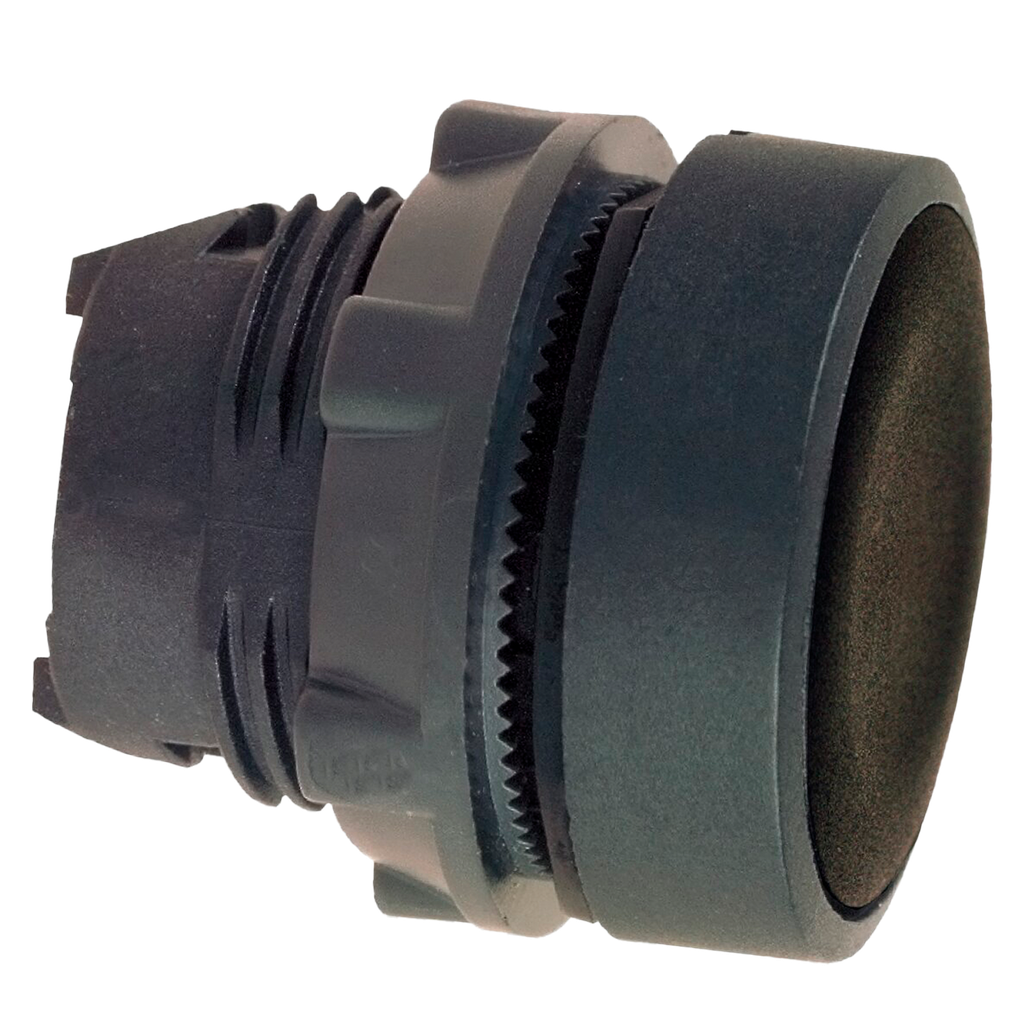 [22591] Cabezal Pulsador XB5 Plástico S/Soporte S/Retención Negro Schneider Electric