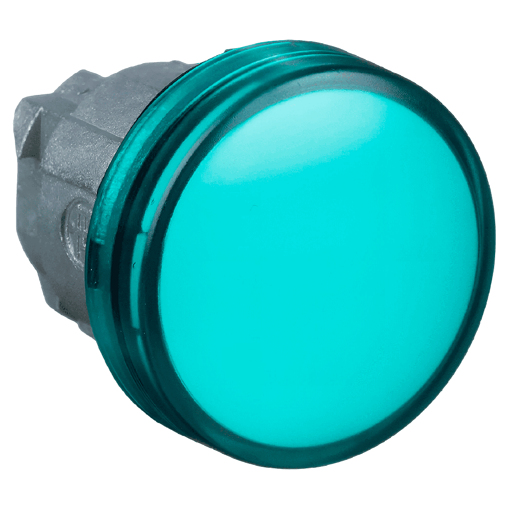 [23714] Ojo de Buey XB4 Verde Metal C/Lampara Incorporada Schneider Electric