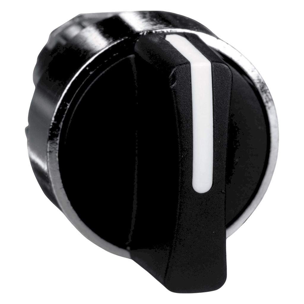 [23958] Cabezal Perilla XB4 Metálico 3 Posiciones Fijas S/Soporte Negro Schneider Electric