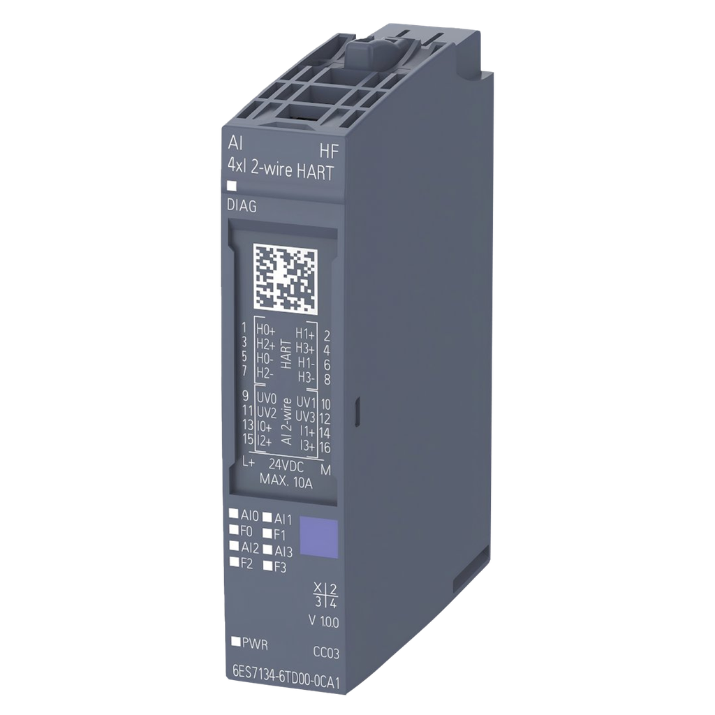 [24937] Módulo ET200SP 4 E/Analog. Conector Alimen. Bus/Distribucion Bus Montaje Riel DIN/Sobre Base 24VCC Siemens