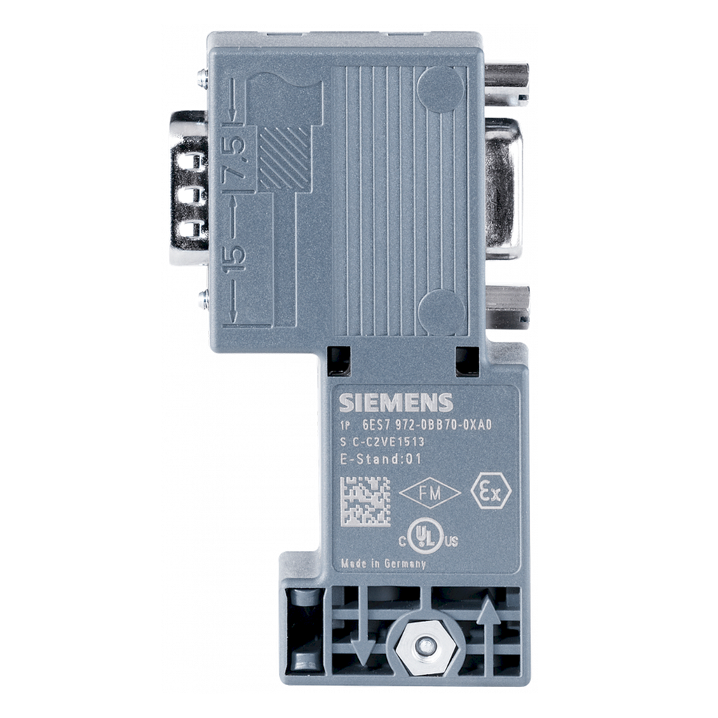[27572] Conector Profibus 90° 12MBits C/Conector PG Siemens