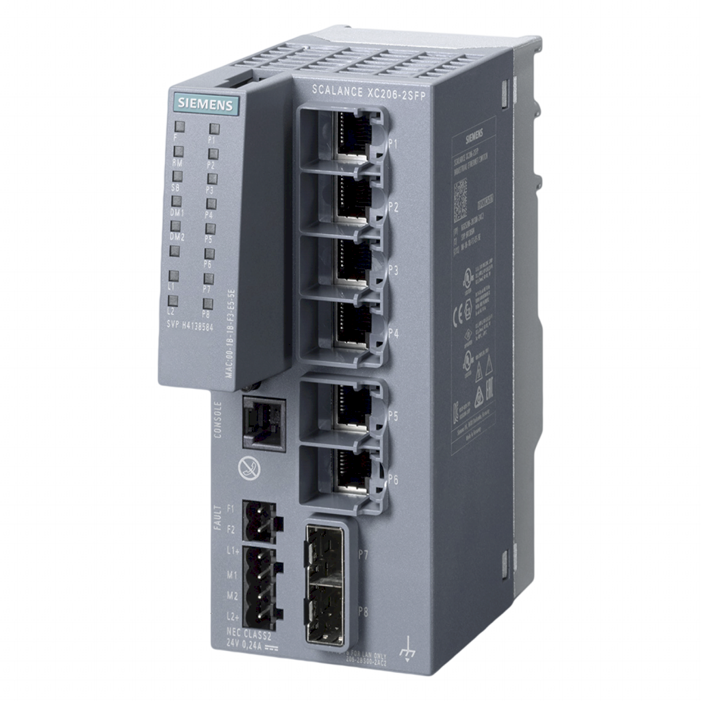 Switch Scalance XC206-2SFTP 2IE Administrado 6xRJ45 10/100Mbit/S Siemens