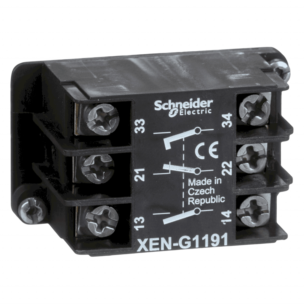 [29573] Bloque de Contactos 2NA+1NC P/XAC Schneider Electric