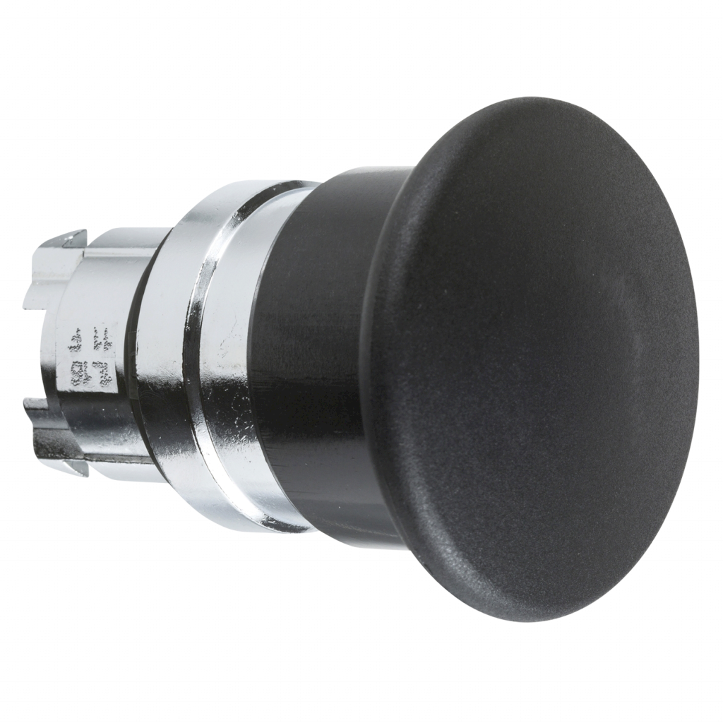 [29663] Cabezal Pulsador XB4 Hongo Metálico S/Soporte S/Retención Negro Schneider Electric