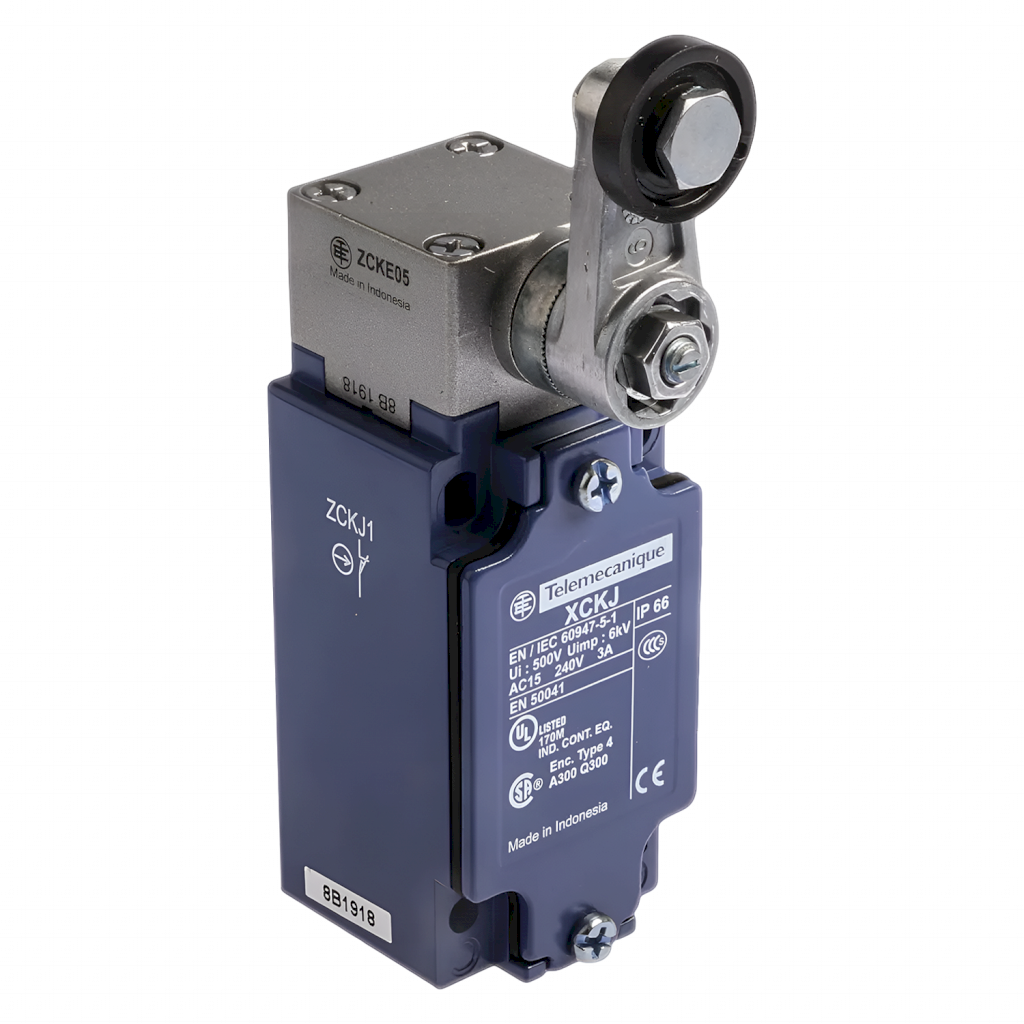 Límite de Carrera XCKJ Metal Roldana Palanca Corta 1NA+1NC S:PG13,5 Schneider Electric