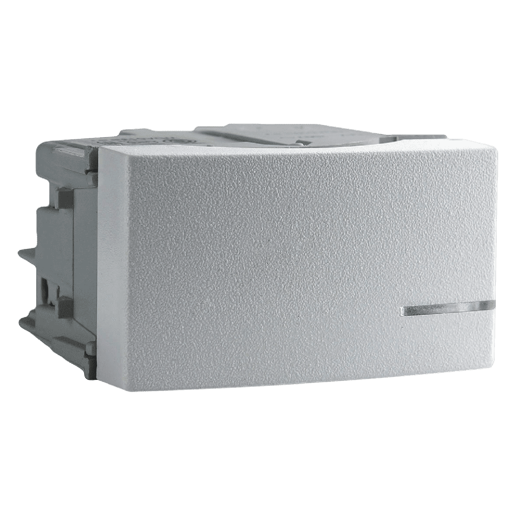 [32186] Módulo Roda 1 Punto 1 Módulo Saliente Blanco Schneider Electric