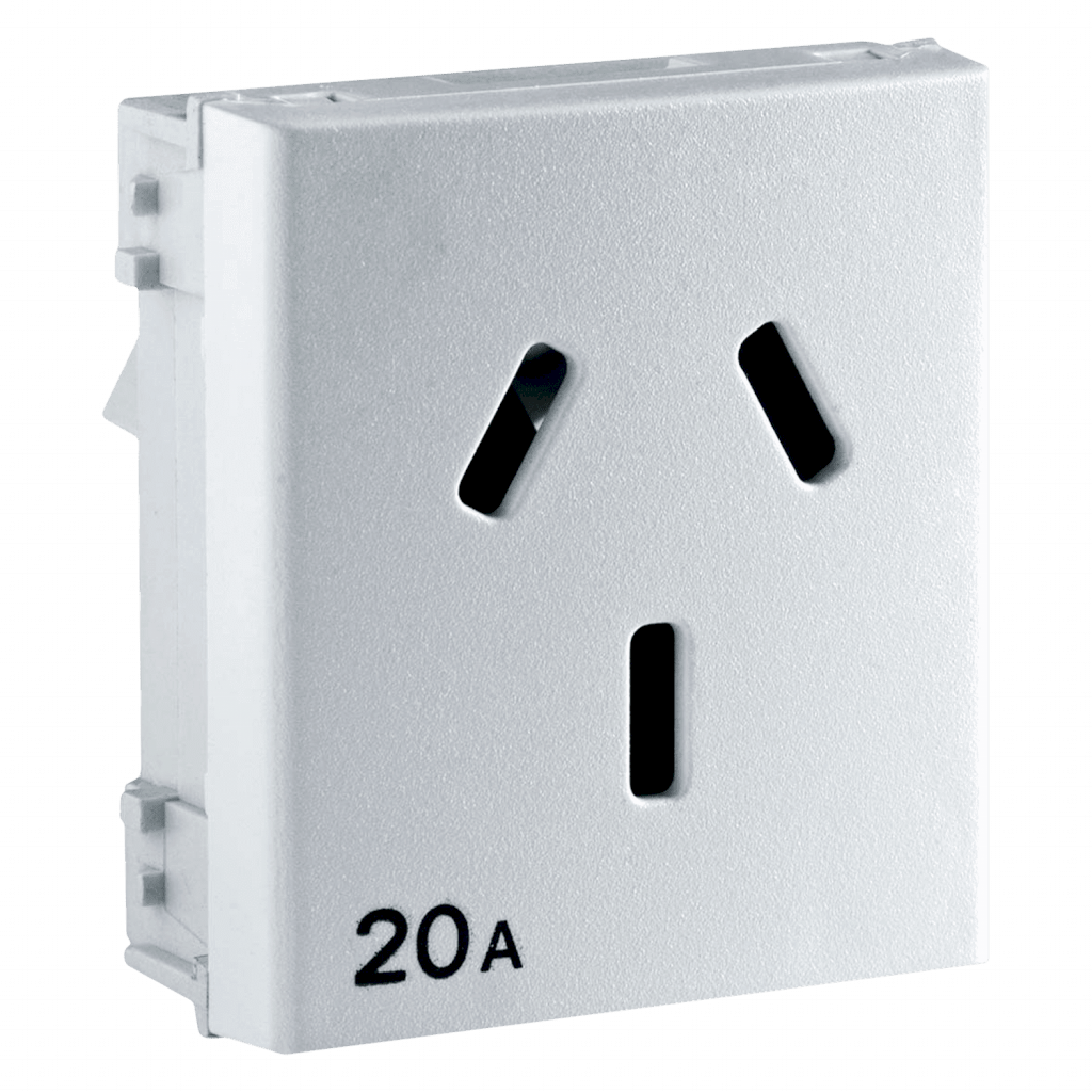 [32191] Toma C/Tierra Roda 20A 220V 2 Módulos Blanco Schneider Electric
