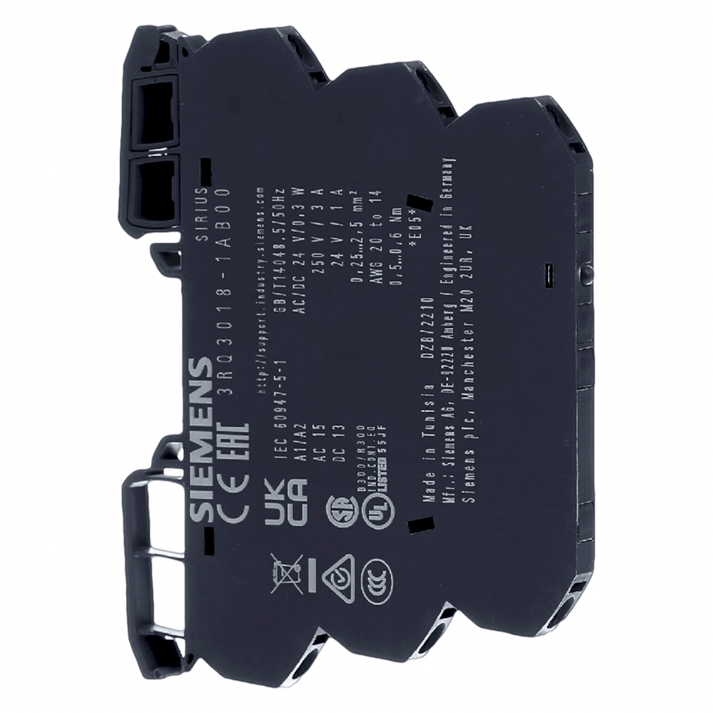 [32508] Relé PLC 1 Inversor 6,2mm E:24VCA/CC S:250V 6A Tornillo Siemens