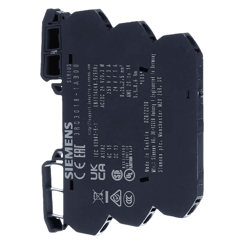 [32508] Relé PLC 1 Inversor 6,2mm E:24VCA/CC S:250V 6A Tornillo Siemens