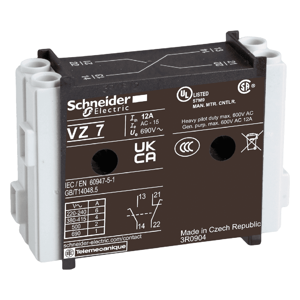 [32867] Bloque Auxiliar Vario V3/V1/Vario 2/0 1NA + 1NC Schneider Electric