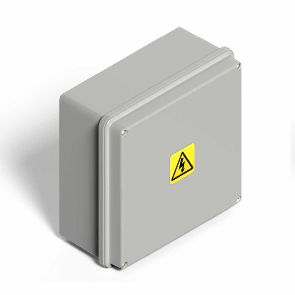 Caja de Paso PVC Estanca Embutir 310x310x110mm IP65 Blanca Sistelectric