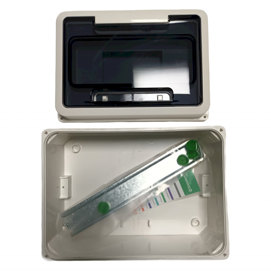 [33672] Tablero DIN P/Pilar 8 Módulos Puerta Fume Interior y Exterior IP65 Sistelectric