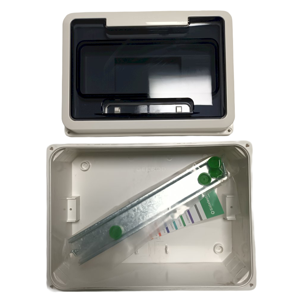 [33672] Tablero DIN P/Pilar 8 Módulos Puerta Fume Interior y Exterior IP65 Sistelectric