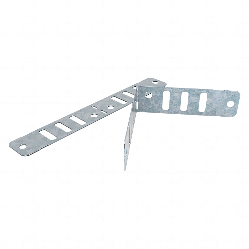 [9633] Union Lateral P/Escalera Ala 65mm Espesor 2,48mm Chapa Zincada Samet