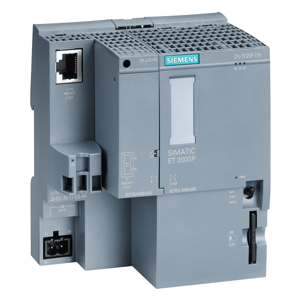 [9762] CPU ET200SP 1510SP-1PN 200KB/1MB 1xPN- S/Bus ADAP 24VCC Siemens