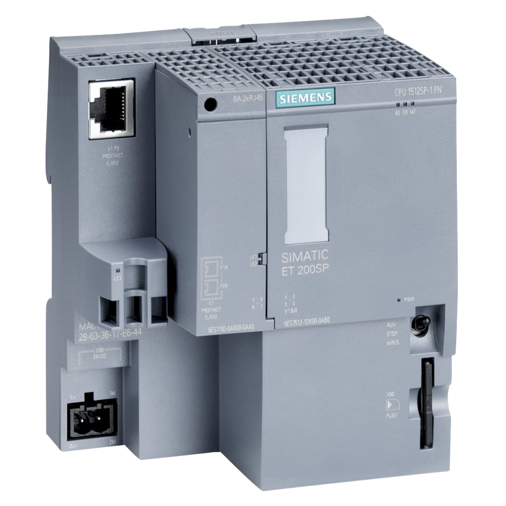 [9773] CPU ET200SP 1512SP-1PN 400KB/2MB 1xPN-S/Bus ADAP 24VCC Siemens