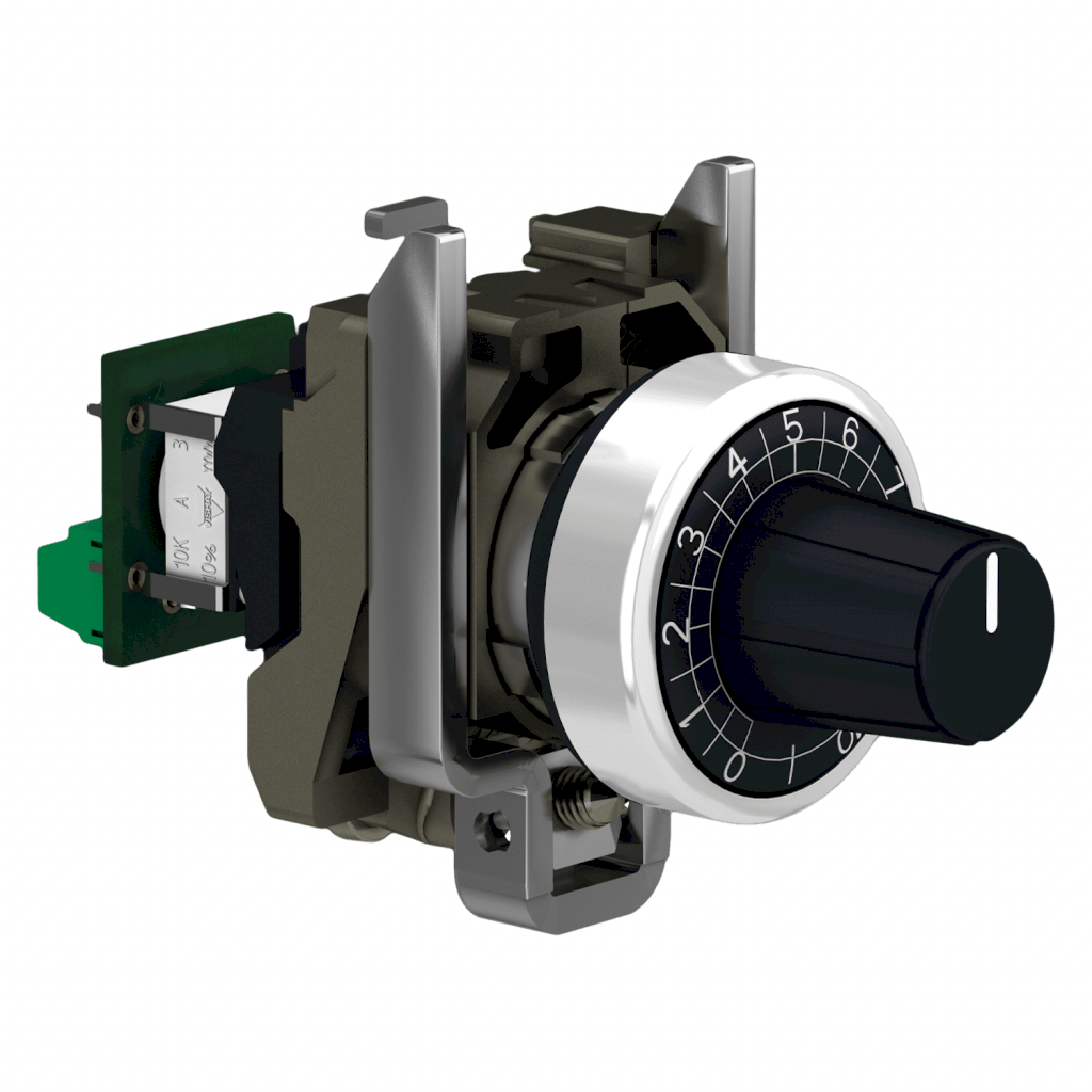 Potenciómetro Metalico XB4 10KOhm Cermet Lineal Schneider Electric