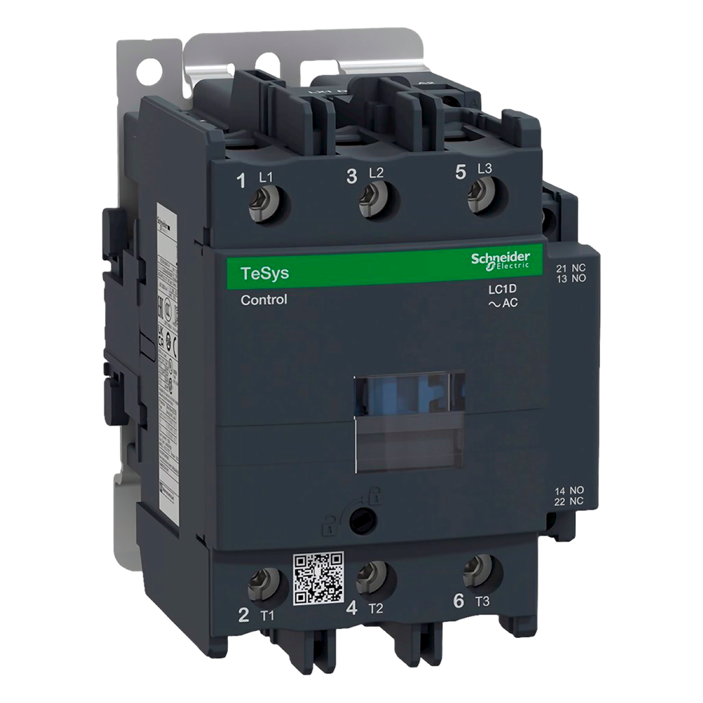 [21075] Contactor LC1D 3P 80A 220VCA 37kW 1NA+1NC Schneider Electric