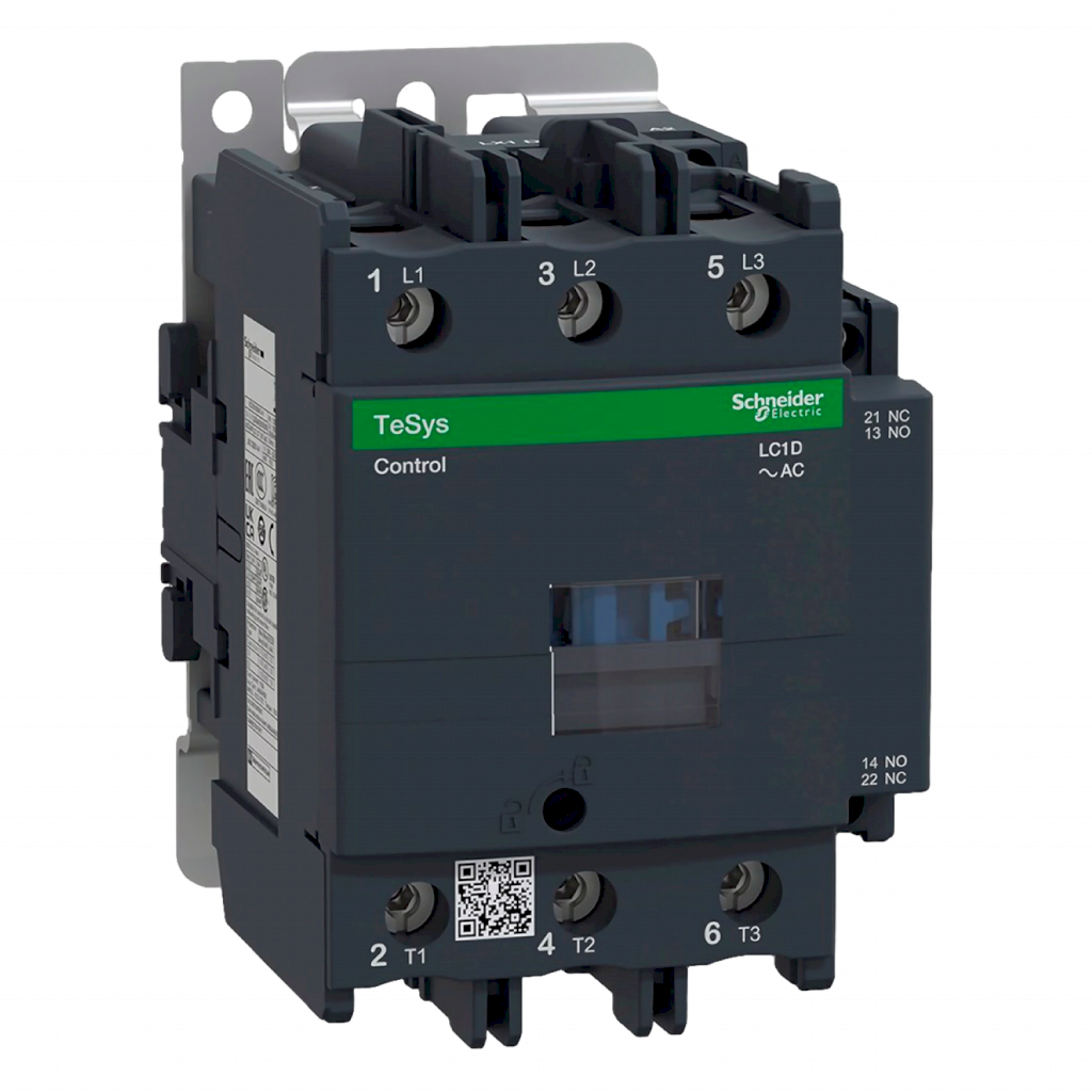 [21075] Contactor LC1D 3P 80A 220VCA 37kW 1NA+1NC Schneider Electric