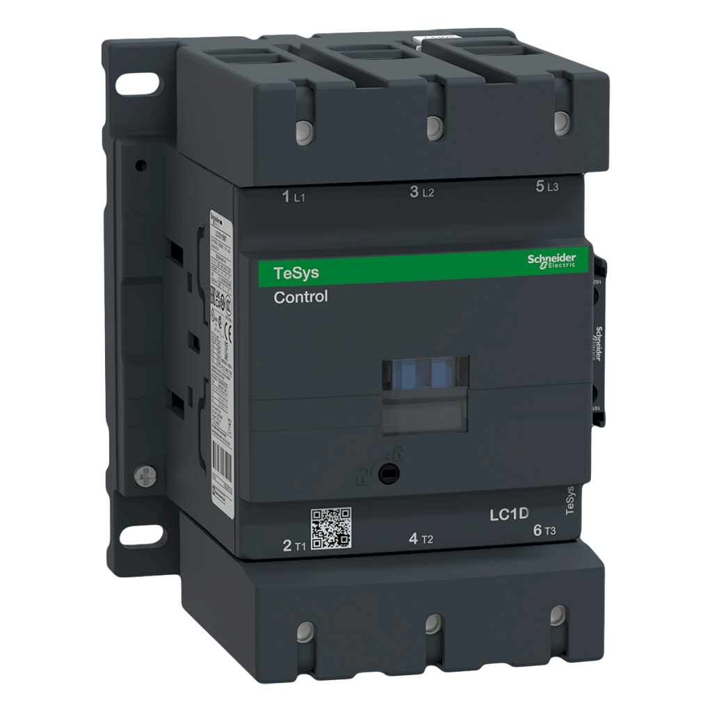 Contactor LC1D 3P 115A 220VCA 55kW 1NA+1NC Schneider Electric