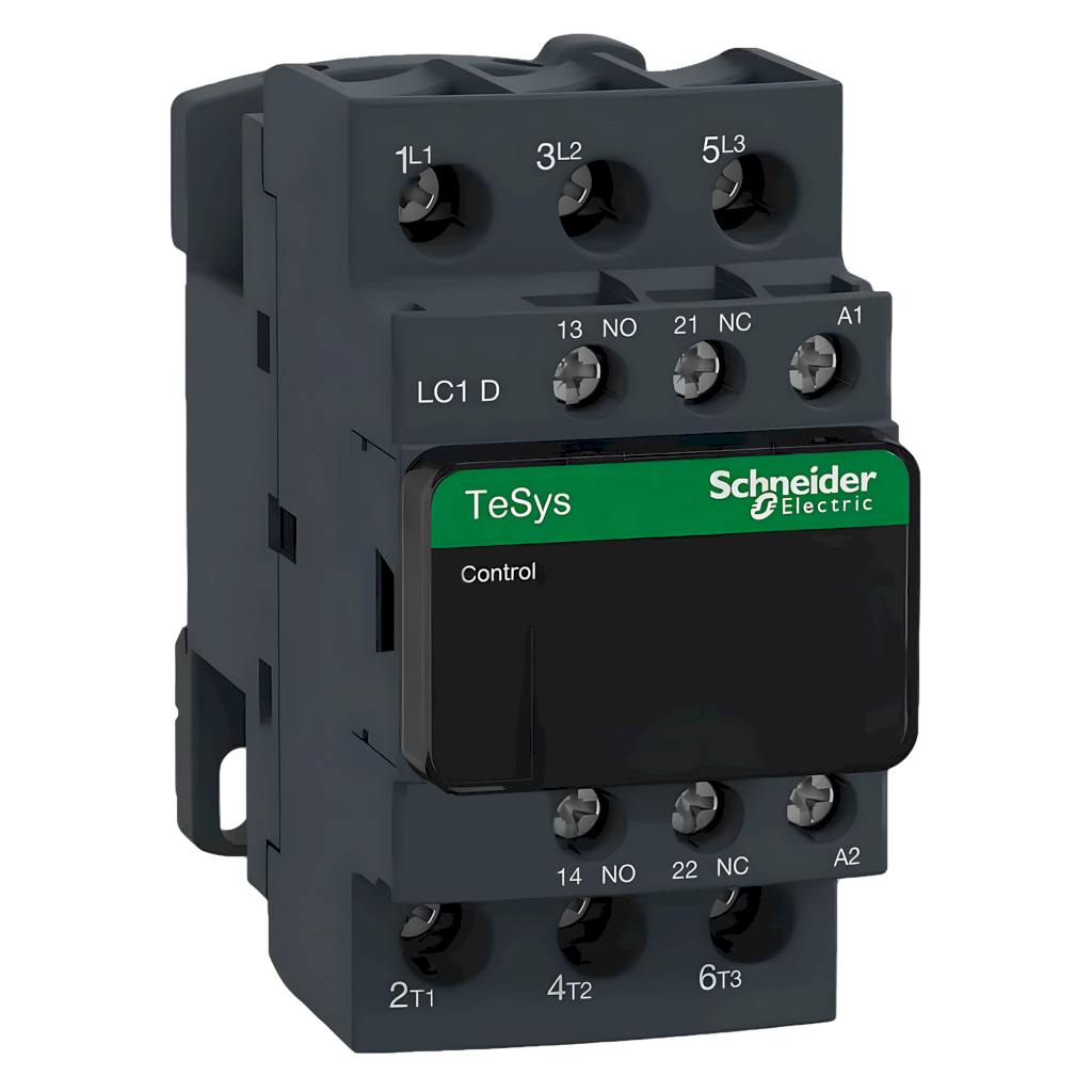 Contactor LC1D 3P 25A 24VCC 11kW 1NA+1NC Schneider Electric