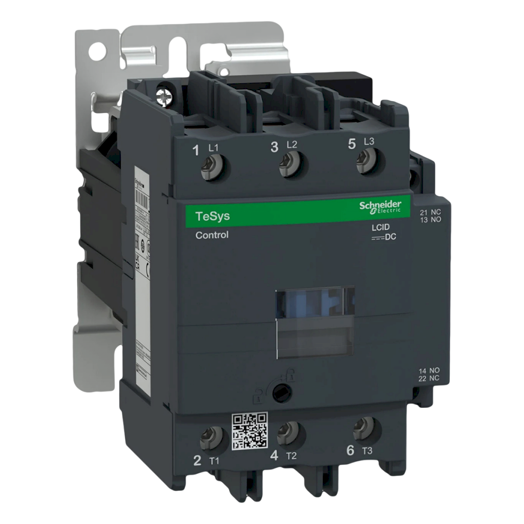 Contactor LC1D 3P 80A 24VCC 37kW 1NA+1NC Schneider Electric