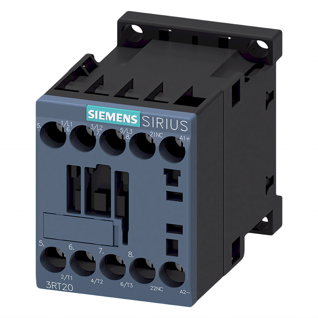 [25320] Contactor 3RT2 3P 12A 24VCC 5,5kW 1NC S00 Siemens